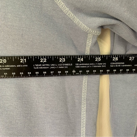 Eddie Bauer Woman’s pullover Blue Hoodie Sweat Shirt Size Large - Picture 7 of 9